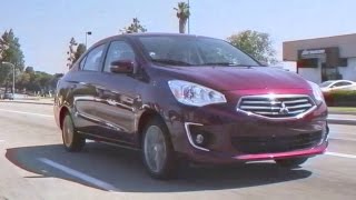 2017 Mitsubishi Mirage  Review and Road Test [upl. by Lehcor426]