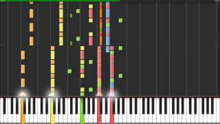 Muse  Uprising  Piano Tutorial Synthesia [upl. by Jarred]