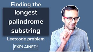 Longest palindrome substring  LeetCode Interview Coding Challenge Java Brains [upl. by Tarabar992]