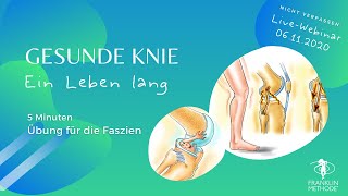 Knieschmerzen auflösen  5 Min Faszienübung [upl. by Koren]