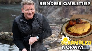 Gordon Makes An Omelette In Norway WithReindeer Sausage  Scrambled [upl. by Baggs]