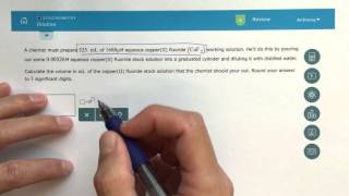 ALEKS  Conversion Factors  Dilution Problem [upl. by Warfold178]