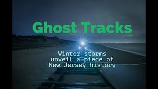 New Jersey ghost tracks appear on beach [upl. by Smeaj]