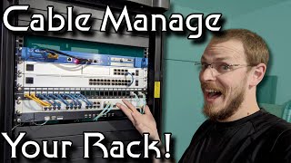 How To Cable Manage Your Server Rack [upl. by Khichabia]