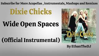 Dixie Chicks  Wide Open Spaces Official Instrumental [upl. by Nonnaihr811]