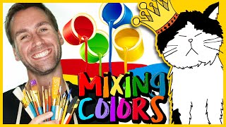 🎨 Mixing Colors  Art and Painting Song for Kids  Mooseclumps  Kids Learning Songs [upl. by Annohsal]