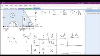 Statics  Centroids of Composite Shapes 1 [upl. by Paloma556]