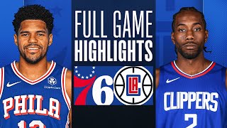 76ERS at CLIPPERS  FULL GAME HIGHLIGHTS  March 24 2024 [upl. by Vareck]