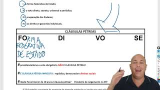 Cláusulas Pétreas na Constituição Federal de 1988 [upl. by Bopp]