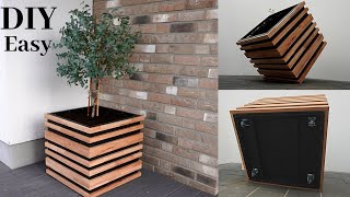 DIY Planter BoxBlumenkasten selber bauenPflanzenkasten selber bauenHow to make Raised Planter BOX [upl. by Eihpos703]