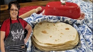 FLOUR TORTILLAS  how to make PERFECT Step by Step ❤ [upl. by Orianna]