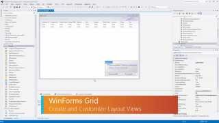 WinForms Data Grid Layout View [upl. by Gujral]