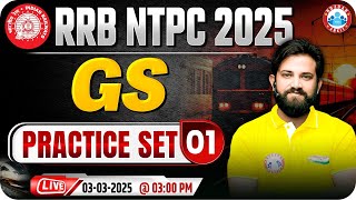 RRB NTPC GS Classes 2025  RRB NTPC GS Practice Set 01  GS for RRB NTPC  GS By Naveen Sir [upl. by Nnylhsa]