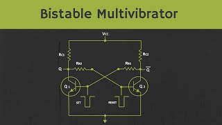 Bistable Multivibrator using BJT Explained [upl. by Maller]