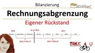 Rechnungsabgrenzung  eigener Rückstand [upl. by Llehsor]