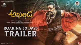 Akhanda Roaring 50 Days Trailer  Nandamuri Balakrishna  Boyapati Srinu  Pragya Jaiswal  Thaman S [upl. by Drarreg]