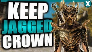 How To KEEP The JAGGED CROWN In SKYRIM  Easy Exploit [upl. by Matthiew717]