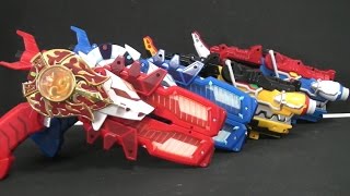 미니특공대 트랜스웨폰 파워레인저 다이노포스 가브리볼버 장난감 Miniforce Power Rangers Dino Charge Transformation Gun Toys [upl. by Einimod333]