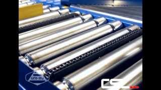 Standard Chain Transfer Roller Conveyor  Conveyor Systems Ltd [upl. by Notreve]