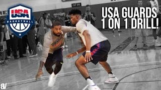 USA Basketball 1 on 1 Kyrie Jimmy DLo amp More Go AT IT Team USA Guards Go Head To Head [upl. by Nylrad234]