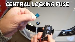 CENTRAL LOCKING FUSE LOCATION BMW E90 E91 E92 E93 [upl. by Charry]