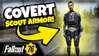 COVERT SCOUT ARMOR  Full Guide amp Review  Fallout 76 Steel Dawn [upl. by Milano]