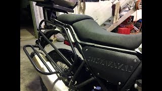 Royal Enfield Himalayan pannier racks [upl. by Enovi619]