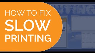 How to fix slow printing [upl. by Talia]