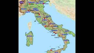 Map of Italy Umbria [upl. by Aissatsana]