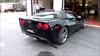 C6 Corvette  Stock Mufflers VS SLP Loud Mouth Mufflers [upl. by Lindon556]