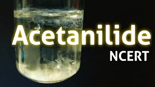 Acetanilide Nphenylacetamide Preparation NCERT guide [upl. by Eggleston121]