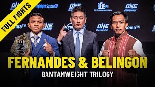 Bibiano Fernandes vs Kevin Belingon  Bantamweight Trilogy  ONE Full Fights [upl. by Buxton424]