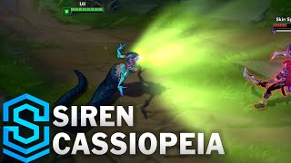 Siren Cassiopeia Skin Spotlight  League of Legends [upl. by Oaht]