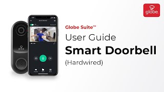 Smart Hardwired Doorbell – Set Up and User Guide  Globe Smart Home [upl. by Oranneg]