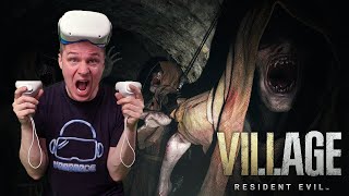 Resident Evil Village in VR on Oculus Quest 2 Tutorial  Gameplay [upl. by Barri259]