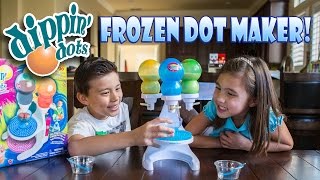 DIPPIN DOTS Frozen Dot Maker with Pop Pens FUN amp FAILS [upl. by Dnaltiac]