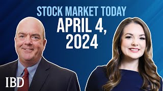 Stock Market Today April 4 2024 [upl. by Hgieleak]