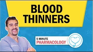 Pharmacology  Anticoagulants amp Antiplatelets blood thinners for nursing RN PN MADE EASY [upl. by Johannes]