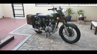 Royal Enfield Classic 500 Accessoires UNBOXING amp INSTALLING [upl. by Isied]