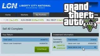 GTA 5  How to Make Money Using The Stock Market Guide GTA V [upl. by Columbus]