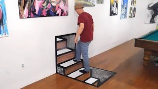 3D Steps Optical Illusion [upl. by Aneeh47]