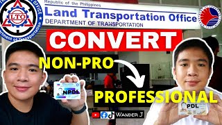 LTO CONVERT NON PRO TO PROFESSIONAL 2023  CHANGE CLASSIFICATION W ADDITIONAL RESTRICTIONS [upl. by Phippen227]