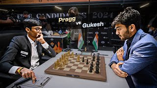 The Chennai Banger in Canada  Pragg vs Gukesh  FIDE Candidates 2024 [upl. by Viafore]