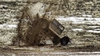 A10 Warthogs Target Practice On Humvees • Slow Mo Hits [upl. by Lantha27]