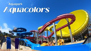 Walk around Aquacolors water park [upl. by Amilah]