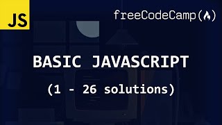 freeCodeCamp solutions  Basic JavaScript 126 [upl. by Aisak]