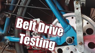 Belt Drive Motorized Bike real world testing [upl. by Michele]