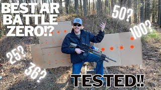 Best AR Battle Zero 25yd 36yd 50yd 100yd Compare [upl. by Ellenar877]