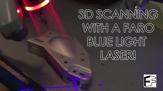 FARO Arm Laser 3D Scanning demo [upl. by Lasala]