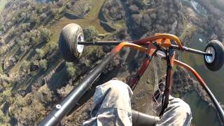 Paramotor Quad Flight From Launch to Landing LowBoy II Powered Paragliding Quad Demonstration [upl. by Oicatsana]